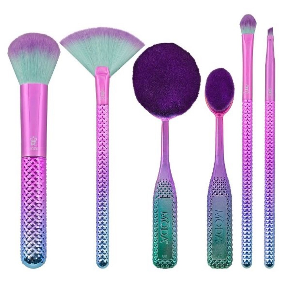 MODA Brush Prismatic 6pc Deluxe Gift Makeup Brush Set